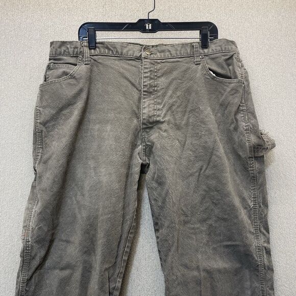 Dickies Carpenter Jeans Men's 40x32 Loose Fit Straight Leg Distressed Pants - Picture 8 of 15